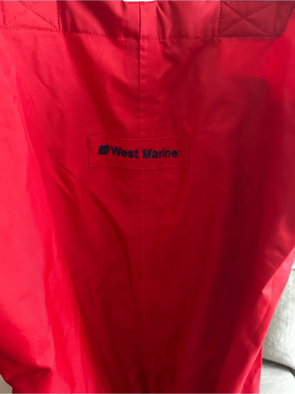 West Marine Sailing Yachting Fishing Bib Jumpsuit  Offshore S Red